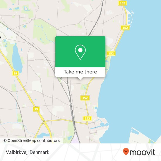 Valbirkvej map