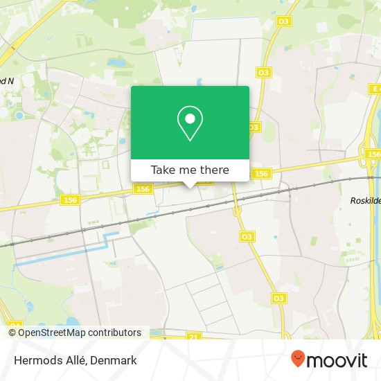 Hermods Allé map