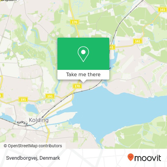 Svendborgvej map