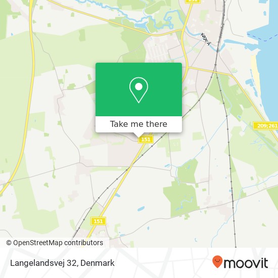 Langelandsvej 32 map