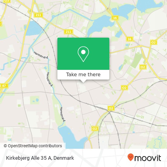 Kirkebjerg Alle 35 A map