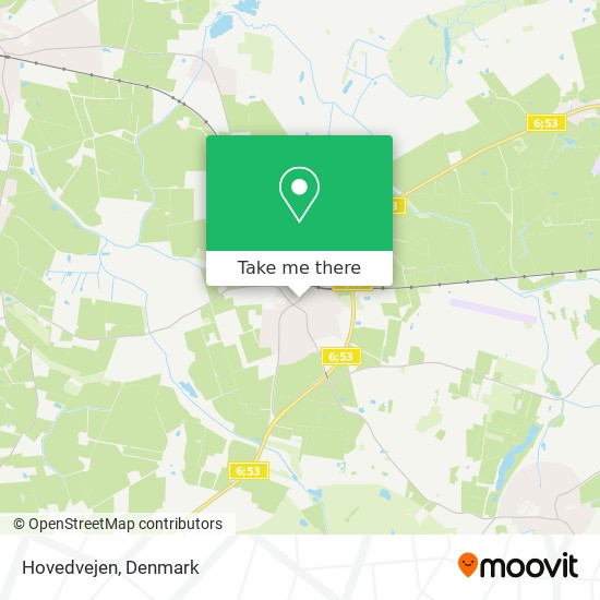 Hovedvejen map