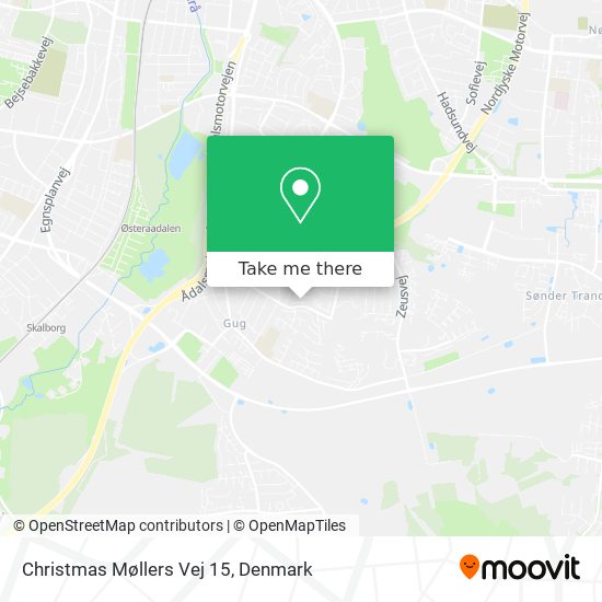 Christmas Møllers Vej 15 map