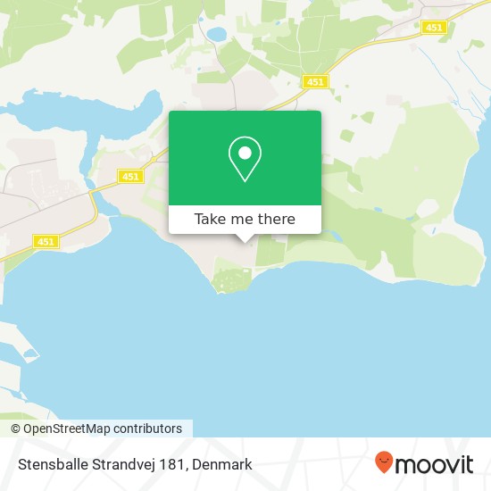 Stensballe Strandvej 181 map