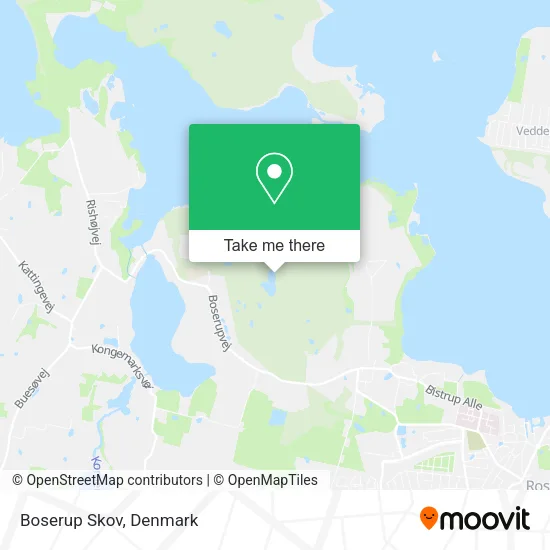 Boserup Skov map