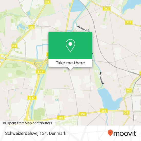 Schweizerdalsvej 131 map