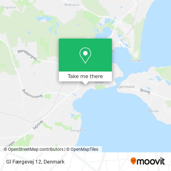 Gl Færgevej 12 map