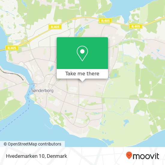 Hvedemarken 10 map