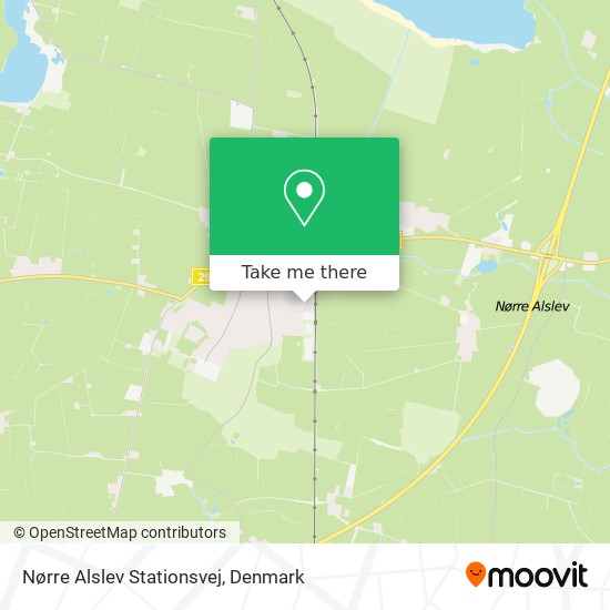 Nørre Alslev Stationsvej map