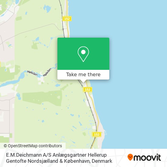 How to get to E.M.Deichmann A / S Anlægsgartner Gentofte Nordsjælland in Lyngby-Taarbæk by Bus or Train?