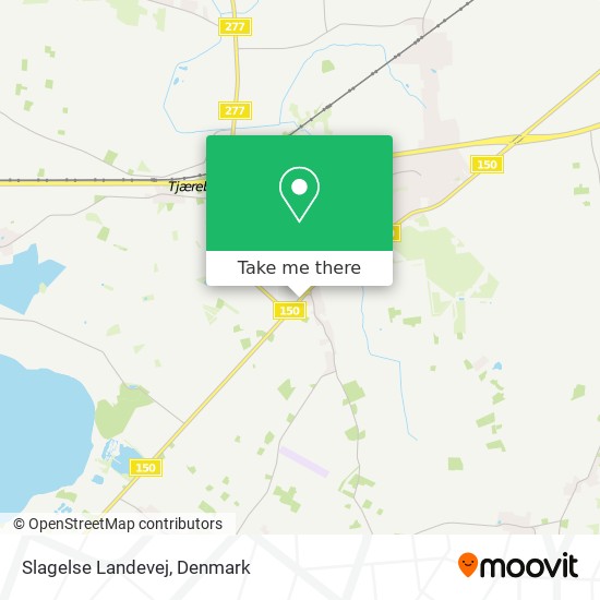 Slagelse Landevej map