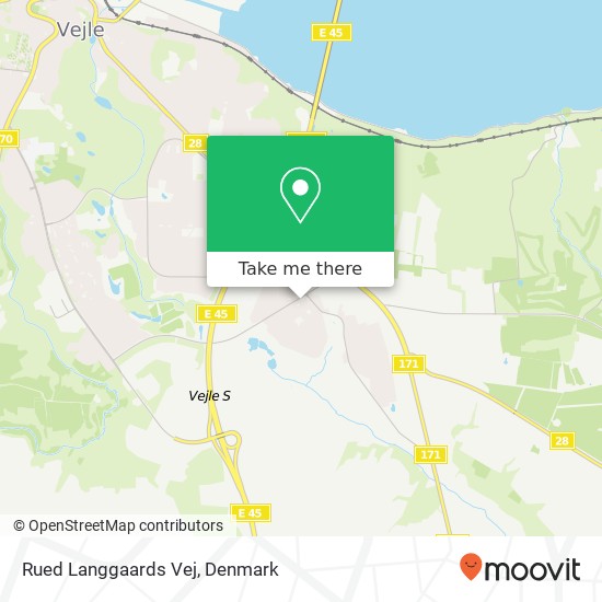 Rued Langgaards Vej map