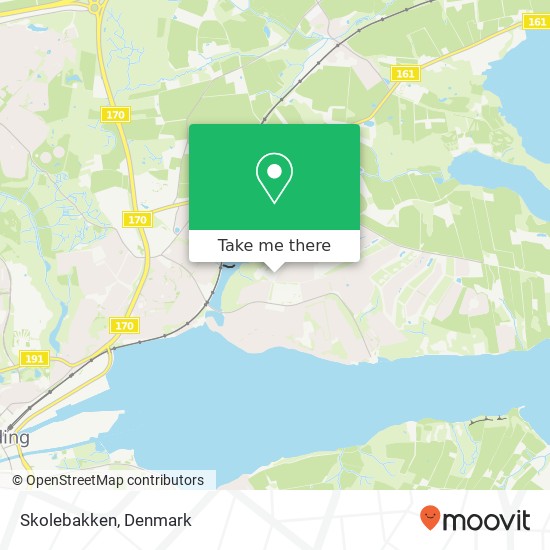 Skolebakken map