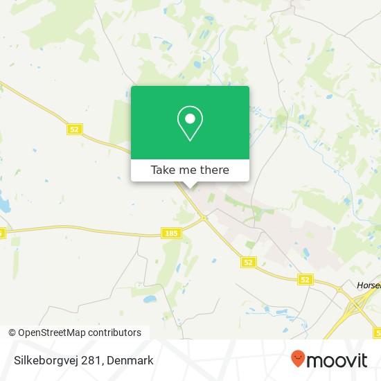 Silkeborgvej 281 map