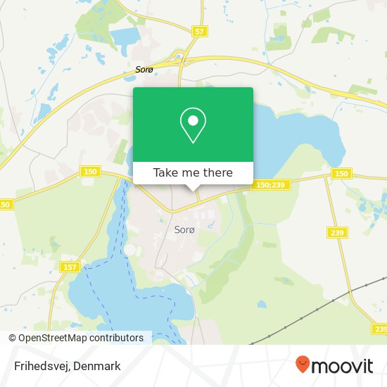 Frihedsvej map