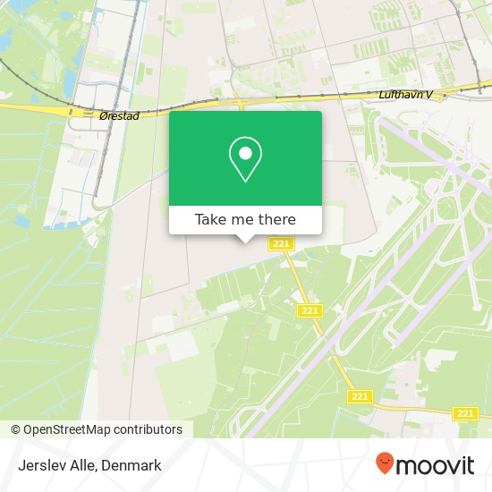 Jerslev Alle map