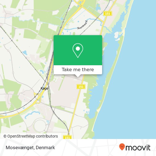 Mosevænget map