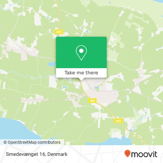 Smedevænget 16 map