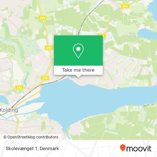 Skolevænget 1 map