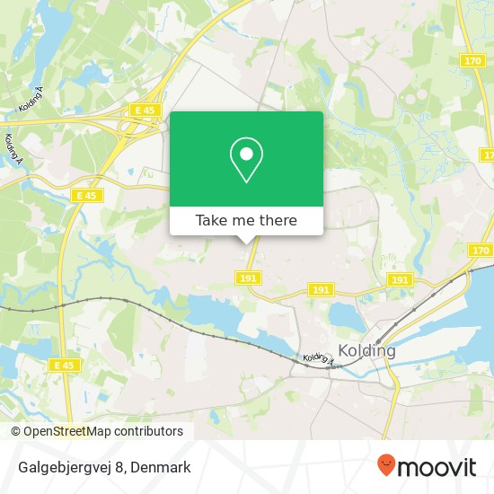 Galgebjergvej 8 map