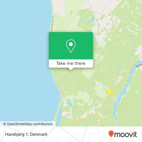 Harebjerg 1 map