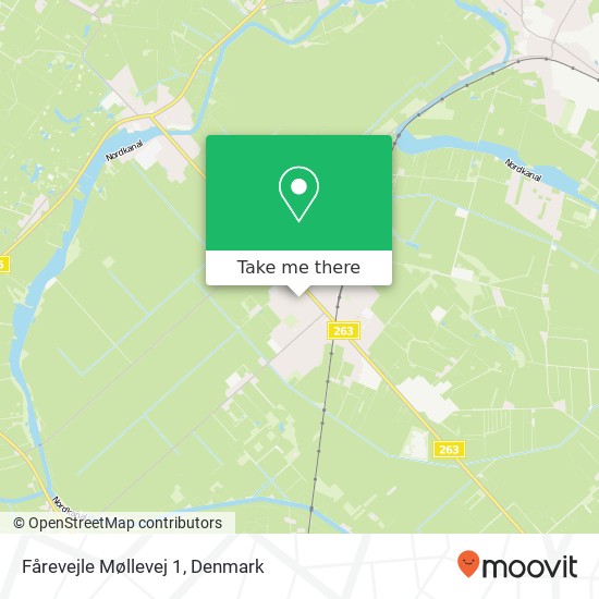 Fårevejle Møllevej 1 map