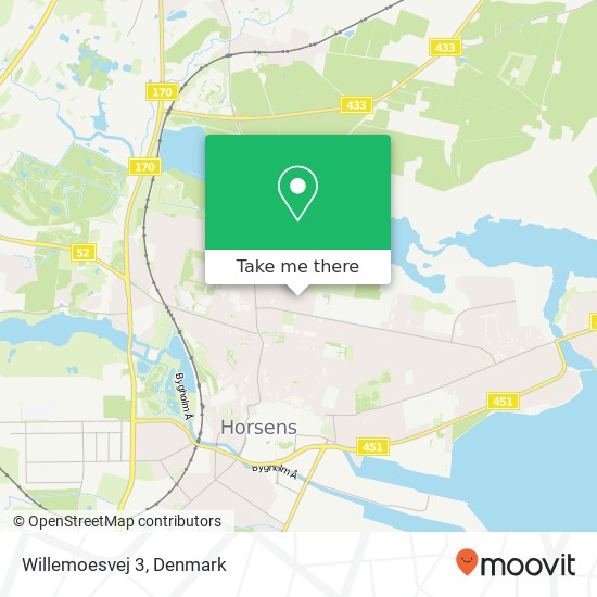 Willemoesvej 3 map