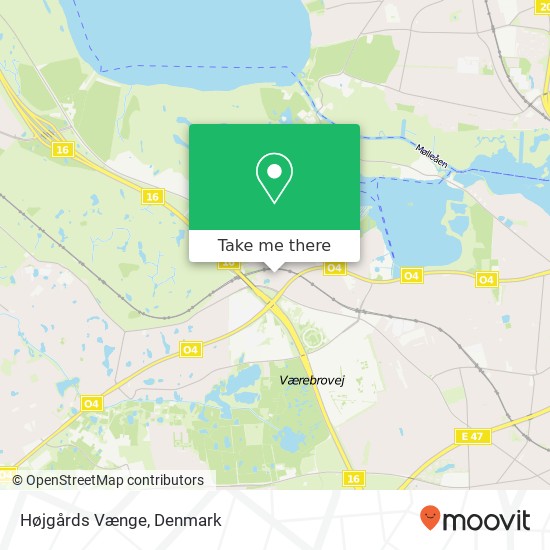Højgårds Vænge map