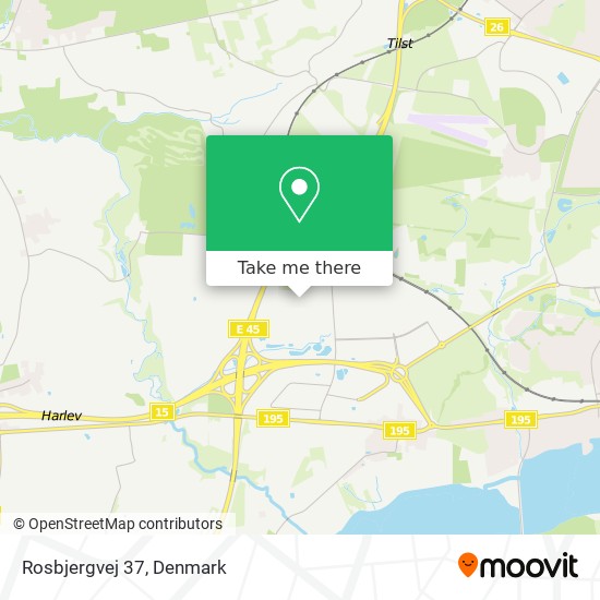 Rosbjergvej 37 map