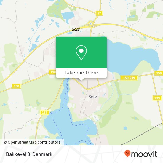 Bakkevej 8 map