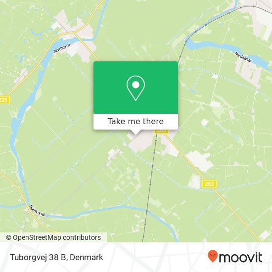 Tuborgvej 38 B map