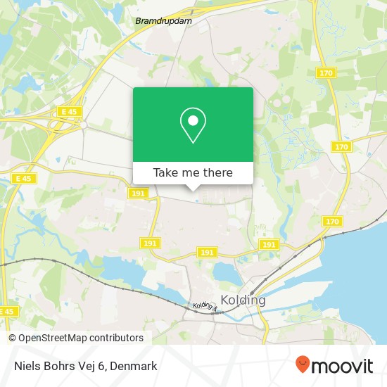 Niels Bohrs Vej 6 map