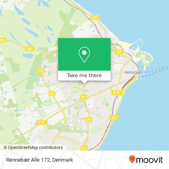 Rønnebær Alle 172 map