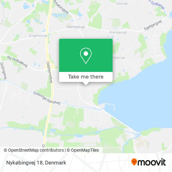 Nykøbingvej 18 map