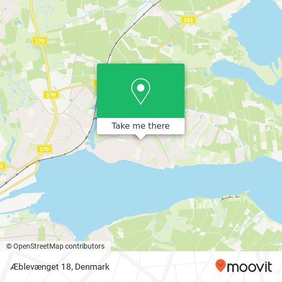 Æblevænget 18 map