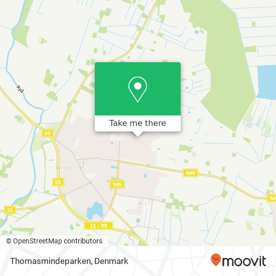 Thomasmindeparken map