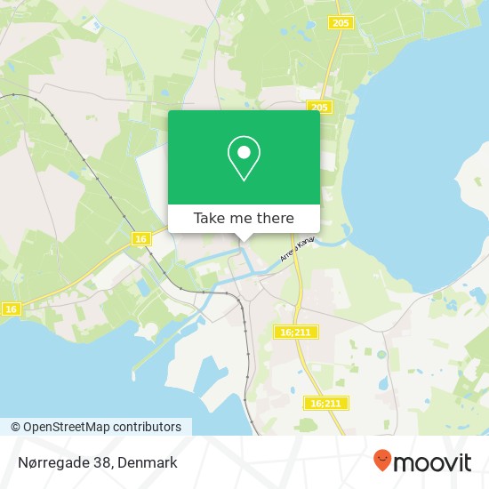 Nørregade 38 map