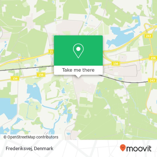 Frederiksvej map