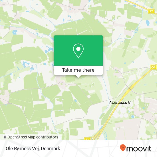 Ole Rømers Vej map