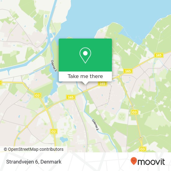 Strandvejen 6 map