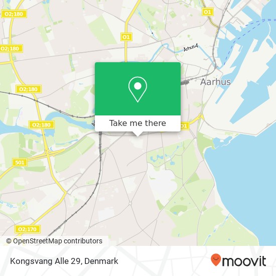 Kongsvang Alle 29 map