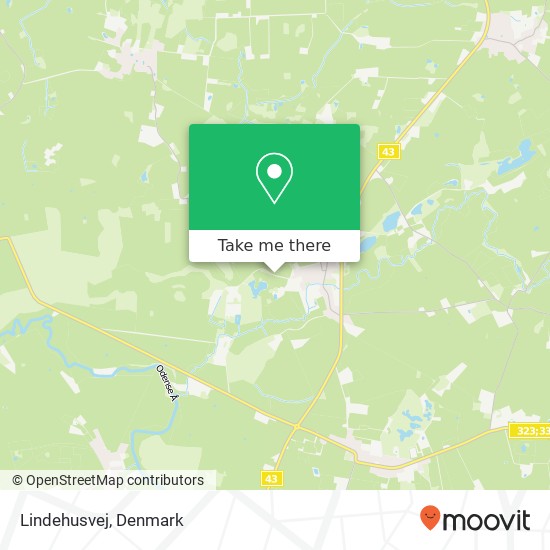 Lindehusvej map