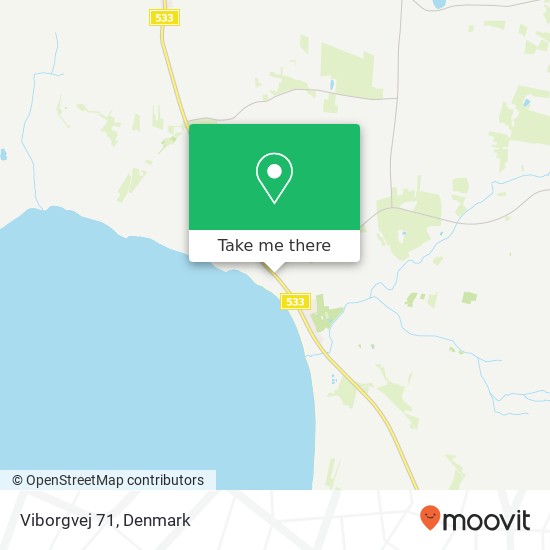 Viborgvej 71 map