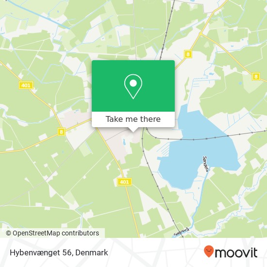 Hybenvænget 56 map