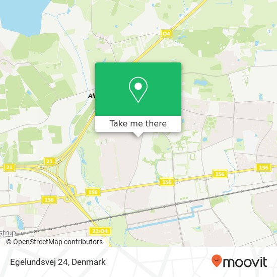 Egelundsvej 24 map