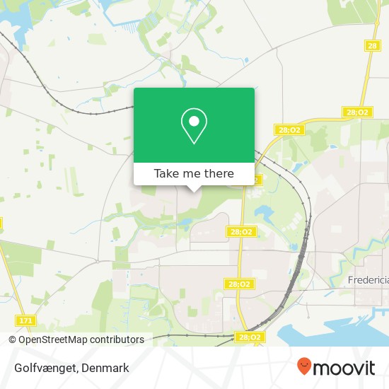 Golfvænget map