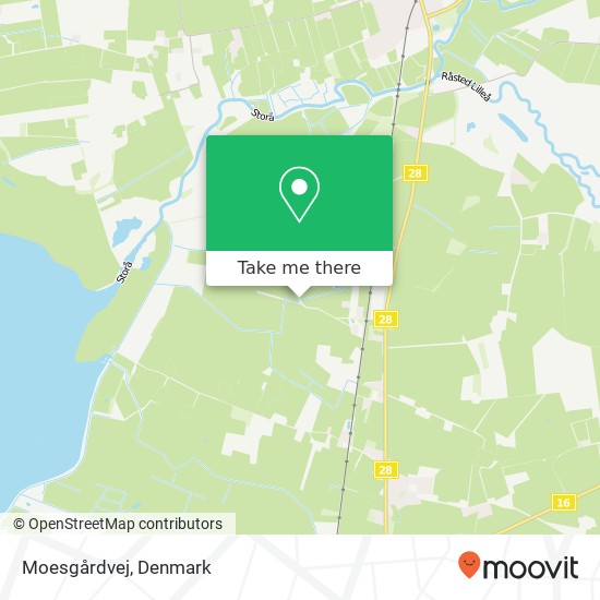 Moesgårdvej map