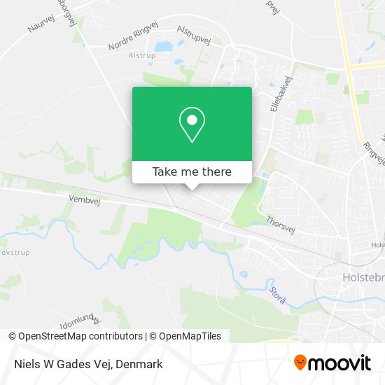 Niels W Gades Vej map