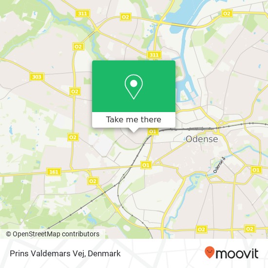 Prins Valdemars Vej map