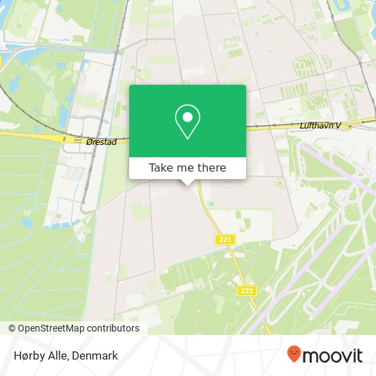 Hørby Alle map